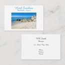 Suche nach schöner strand visitenkarten Ozean