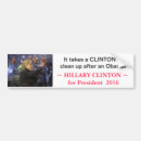 Suche nach hillary clinton für präsidenten autoaufkleber 2016