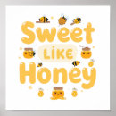 Suche nach honig bienen poster Süß