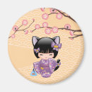 Suche nach kokeshi magnete Kimono