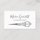 Suche nach schere visitenkarten Vintag