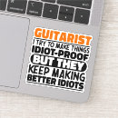 Suche nach gitarrist aufkleber Gitarrenlehrer