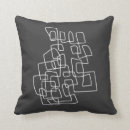 Suche nach moderne kunst kissen Schwarz weiß