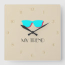 Suche nach rosa und türkis wanduhren Retro