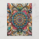 Suche nach boho muster postkarten Blume