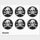 Suche nach crossbones aufkleber Totenkopf und knochen