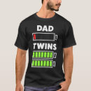 Suche nach vater der zwillinge tshirts Vatertag