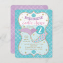 Suche nach lila und türkis einladungen Meerjungfrau