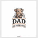Suche nach airedale terrier aufkleber Tier