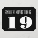 Suche nach schwarzweiss geburtstag einladungen Party