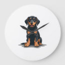 Suche nach schwarzer wolf wanduhren Mops