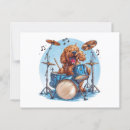 Suche nach drums postkarten Blau