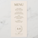 Suche nach minimal hochzeit menükarten Monogramm