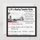 Suche nach gangster party einladungen 1920er