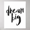 Suche nach dream big poster Traum groß