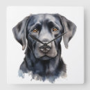 Suche nach schwarzer labrador wanduhren Retriefe