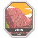 Suche nach zion national park aufkleber Retro vintage