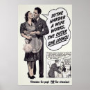Suche nach vintage werbung poster Frau