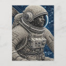 Suche nach weltraum postkarten Astronaut