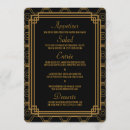 Suche nach menü gatsby hochzeit menükarten Schwarz