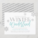 Suche nach wintermärchenland einladungen Blau