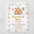 Suche nach lebkuchen einladungen Lebkuchenhaus mit party