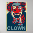 Suche nach clown poster Rot