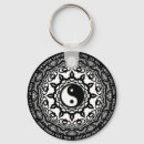 Suche nach yin yang symbol schlüsselanhänger Schwarz weiß