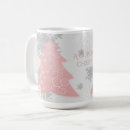 Suche nach rosa weihnachtsbaum tassen Schneeflocken