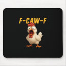 Suche nach vintage hühner mousepads Lustige krähe