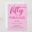 Suche nach fifty and fabulous birthday einladungen 50 jahre alt