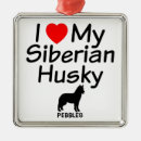 Suche nach sibirischer husky ornamente Weihnachten