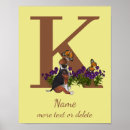 Suche nach buchstabe k poster Personalisiert