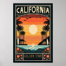 Suche nach kalifornien staat poster Sonnenuntergang