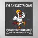 Suche nach elektriker poster Spaß