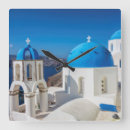 Suche nach santorini wanduhren Blau