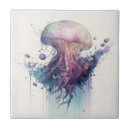 Suche nach quallen fliesen Meeresleben