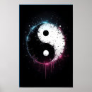 Suche nach yin und yang poster Spirituell