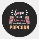 Suche nach popcorn party aufkleber Mais