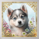 Suche nach husky poster Aquarell