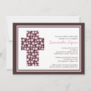 Suche nach rosa und braune taufe einladungen Mädchen