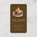 Suche nach frischer kaffee visitenkarten Barista