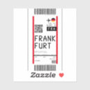 Suche nach frankfurt aufkleber Gepäckmarke