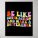 Suche nach unterschied poster Subtraktion