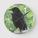 Suche nach schwarze krähen wanduhren Schwarzes