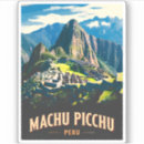 Suche nach machu picchu aufkleber South america