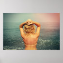 Suche nach frau dem strand poster Schön