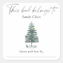 Suche nach weihnachtsbäume aufkleber Aquarell