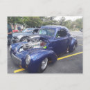 Suche nach blaues auto postkarten Vintag