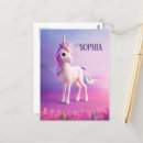Suche nach rosa einhorn postkarten Girl